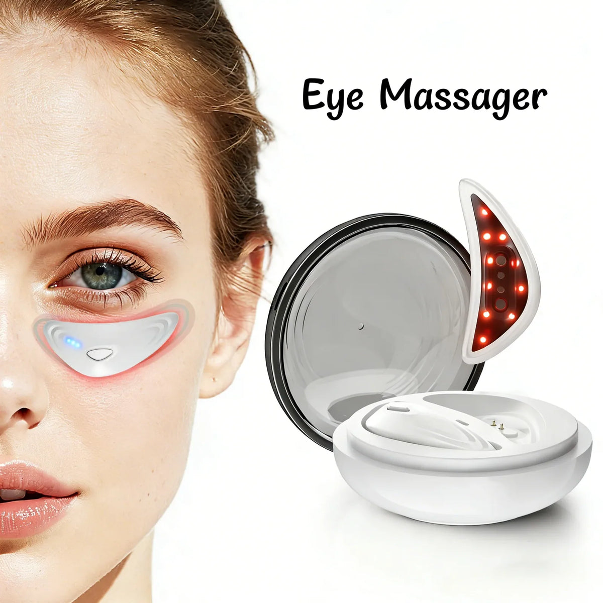 Masque de Massage Yeux EMS & LED
