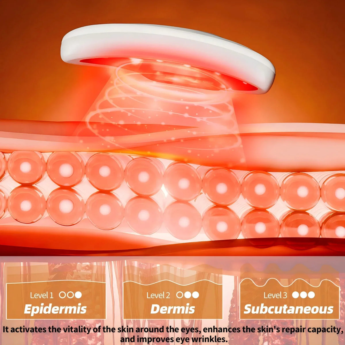 Masque de Massage Yeux EMS & LED